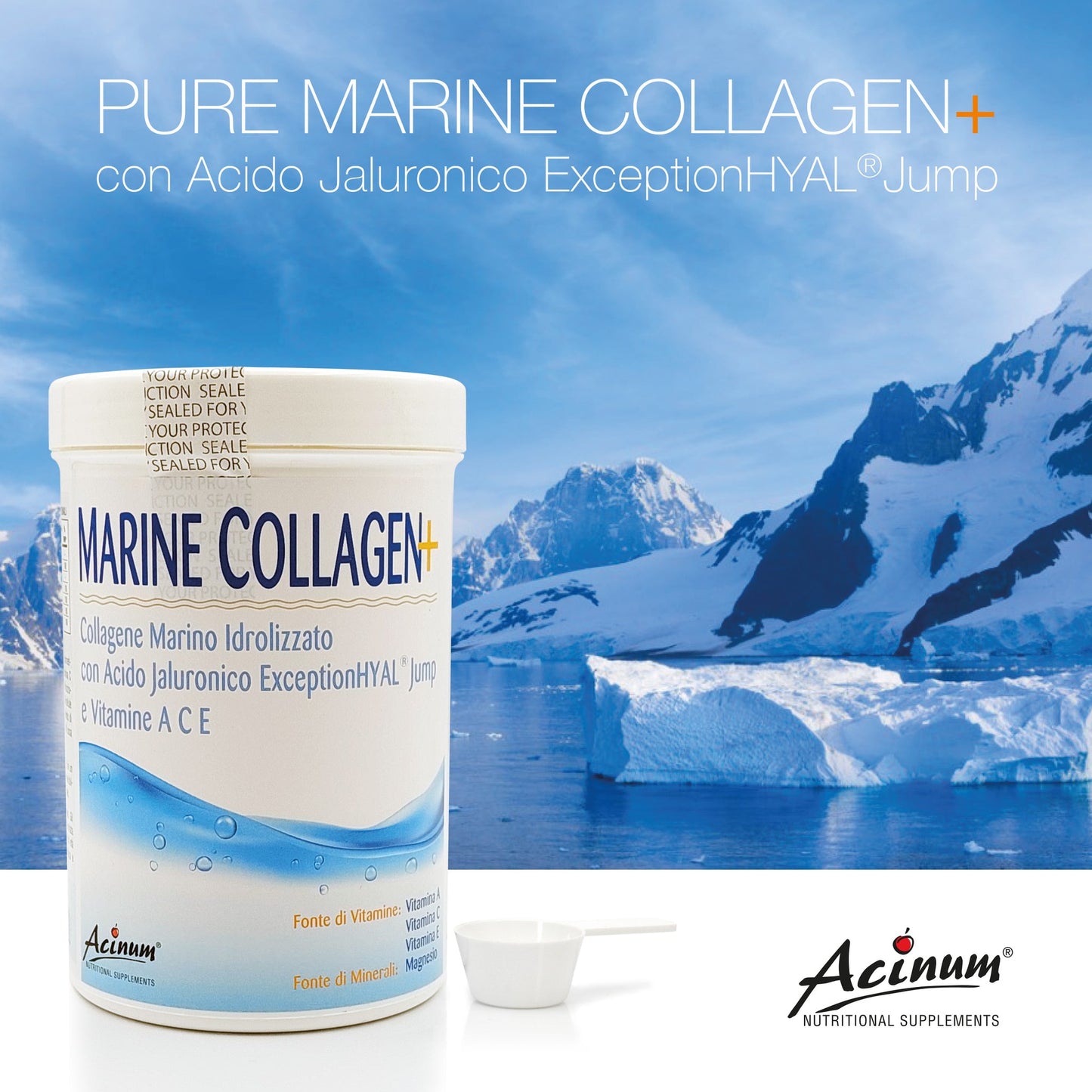 Kit “Marine Collagen + Collagenat Hydra Lift Crema Viso Rivitalizzante e Anti-Age 50 ml”
