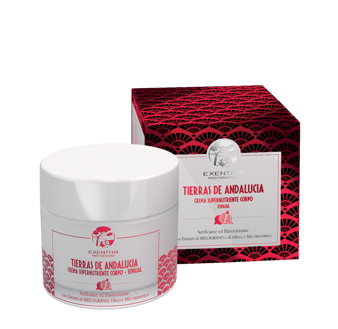 TIERRAS DE ANDALUCIA Exenthia Mediterranea "Perle"
CREMA SUPERNUTRIENTE CORPO SENSUAL 200ml