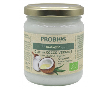 OLIO DI COCCO VERGINE PROBIOS BIOLOGICO 210gr