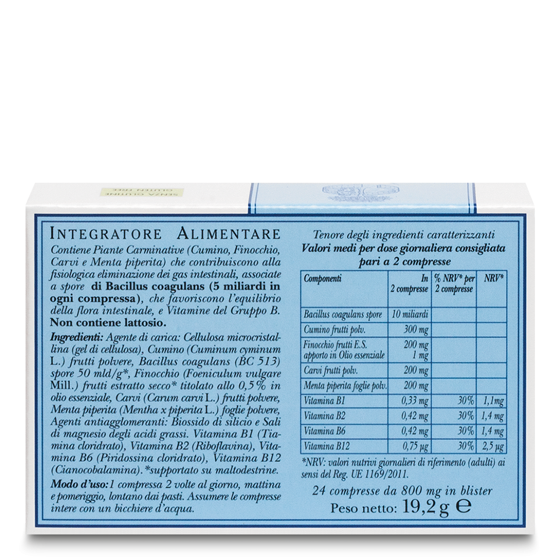 CARMINA PLUS 24 compresse 800 mg in blister