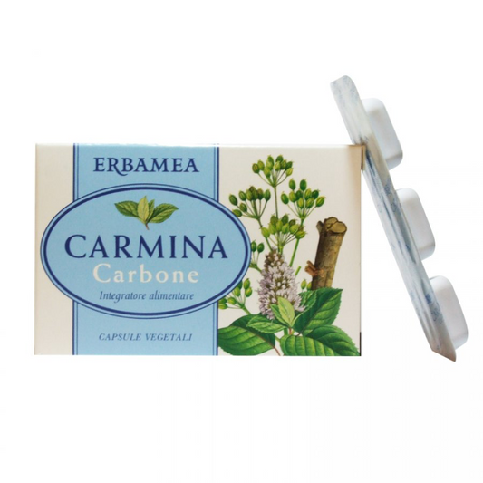 CARMINA CARBONE 24 capsule vegetali 500 mg in blister