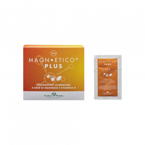 360 MAGN • ETICO PLUS
Integratore alimentare base di Magnesio e Vitamina D3 che favorisce l’equilibrio fisiologico in caso di spossatezza